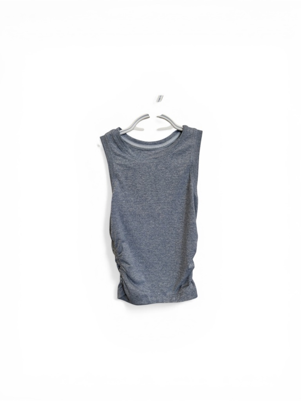 Lululemon License to train tight fit tank top in weathered blue willow